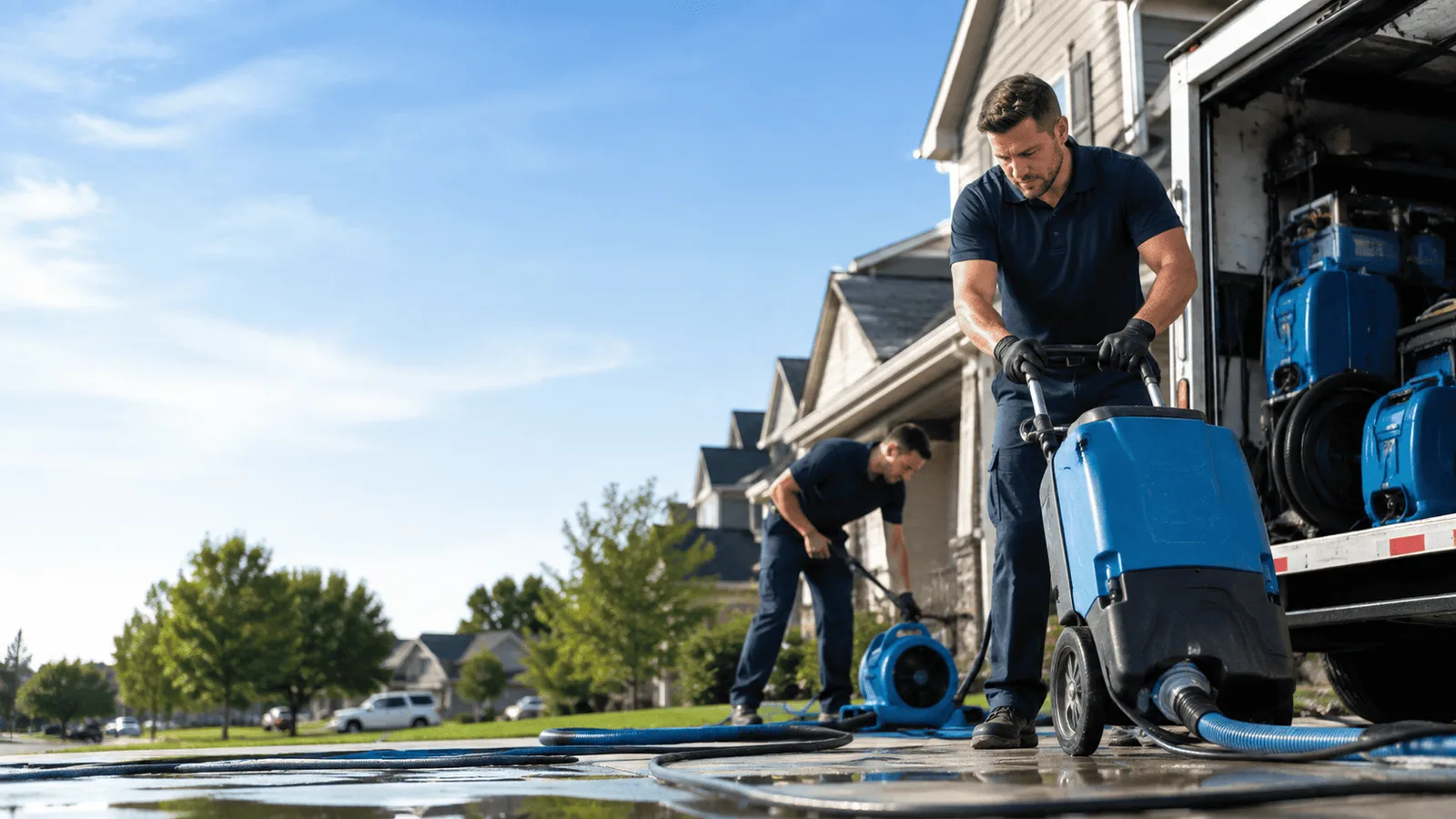 Dehumidification being performed in Livingston Manor, NY